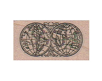 SELLO DE GOMA CON MAPA CIRCULO DE LA TIERRA, SELLO DE MAPA, SELLO DE FONDO, SELLO DE MEDIOS MIXTOS, SELLO DE VIAJE, SELLO MUNDIAL, SELLO DE GLOBO, COLLAGE, MUNDIAL