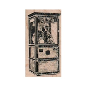 SELLO DE GOMA de máquina adivina, sello de adivina, sello de carnaval, sello de feria, sello de espectáculo secundario, sello de fantasía, máquina de la fortuna