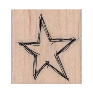 Star by Tera Callihan RUBBER STAMP, Star Stamp, Celestial Stamp, Space Stamp, Shape Stamp, Background Stamp, Doodle Stamp, Outer Space Stamp