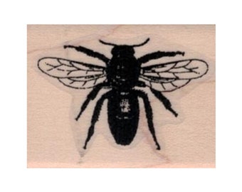 Bee Silhouette by Cat Kerr RUBBER STAMP, Bee Stamp, Honey Bee Stamp, Insect Stamp, Bee Hive Stamp, Bee Lover Stamp, Flying Insect Stamp, Bee