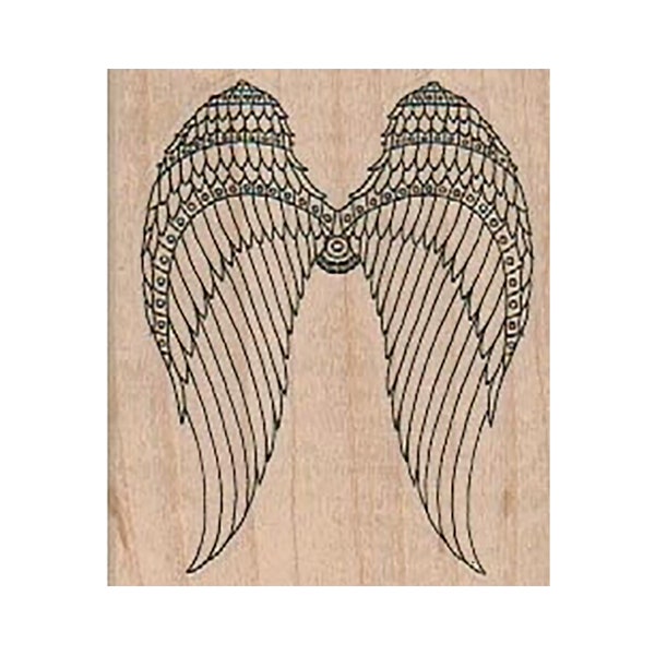 Steampunk Wings RUBBER STAMP, Steampunk Stamp, Wing Stamp, Mechanical Wings Stamp, Angel Stamp, Hero Stamp, Flight Stamp, Angel Wings Stamp