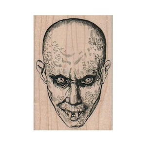 Vampire Nosferatu RUBBER STAMP, Halloween Stamp, Horror Movie Stamp, Vampire Stamp, Nightmare Stamp, Nightmare Man, Nosferatu Rubber Stamp