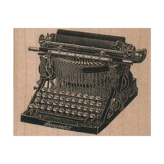 Vintage Typewriter RUBBER STAMP, Journalism Stamp, Vintage Stamp, Author Stamp, Literature Stamp, Writing Stamp, Office Stamp, School Stamp