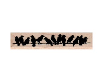 Crow Reading a Book Rubber Stamp P51 - Etsy