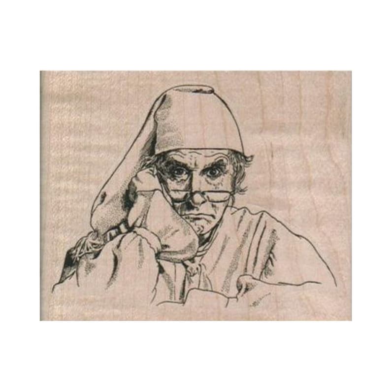 Pode incluir: Uma ilustra&ccedil;&atilde;o em preto e branco de um homem usando um gorro de dormir e uma bata, com uma express&atilde;o s&eacute;ria no rosto. Ele est&aacute; sentado com os bra&ccedil;os cruzados e a cabe&ccedil;a apoiada na m&atilde;o.