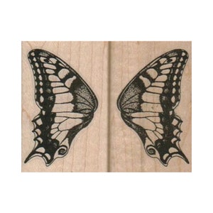 Butterfly Wing Set RUBBER STAMP, Butterfly Stamp, Wings Stamp, Nature Stamp, Insect Stamp, Butterflies Stamp, Lepidopterist Stamp, Papillon