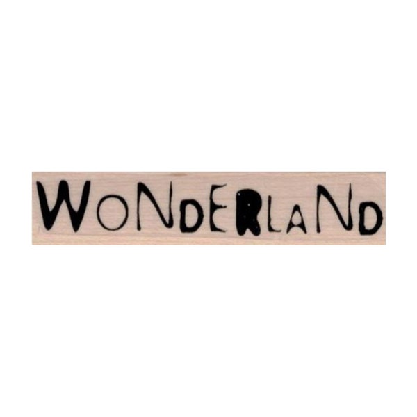 WONDERLAND RUBBER STAMP, Alice in Wonderland Stamp, Wonderland Stamp, Looking Glass Rubber Stamp, Mad Hatter, Alice, Queen of Hearts