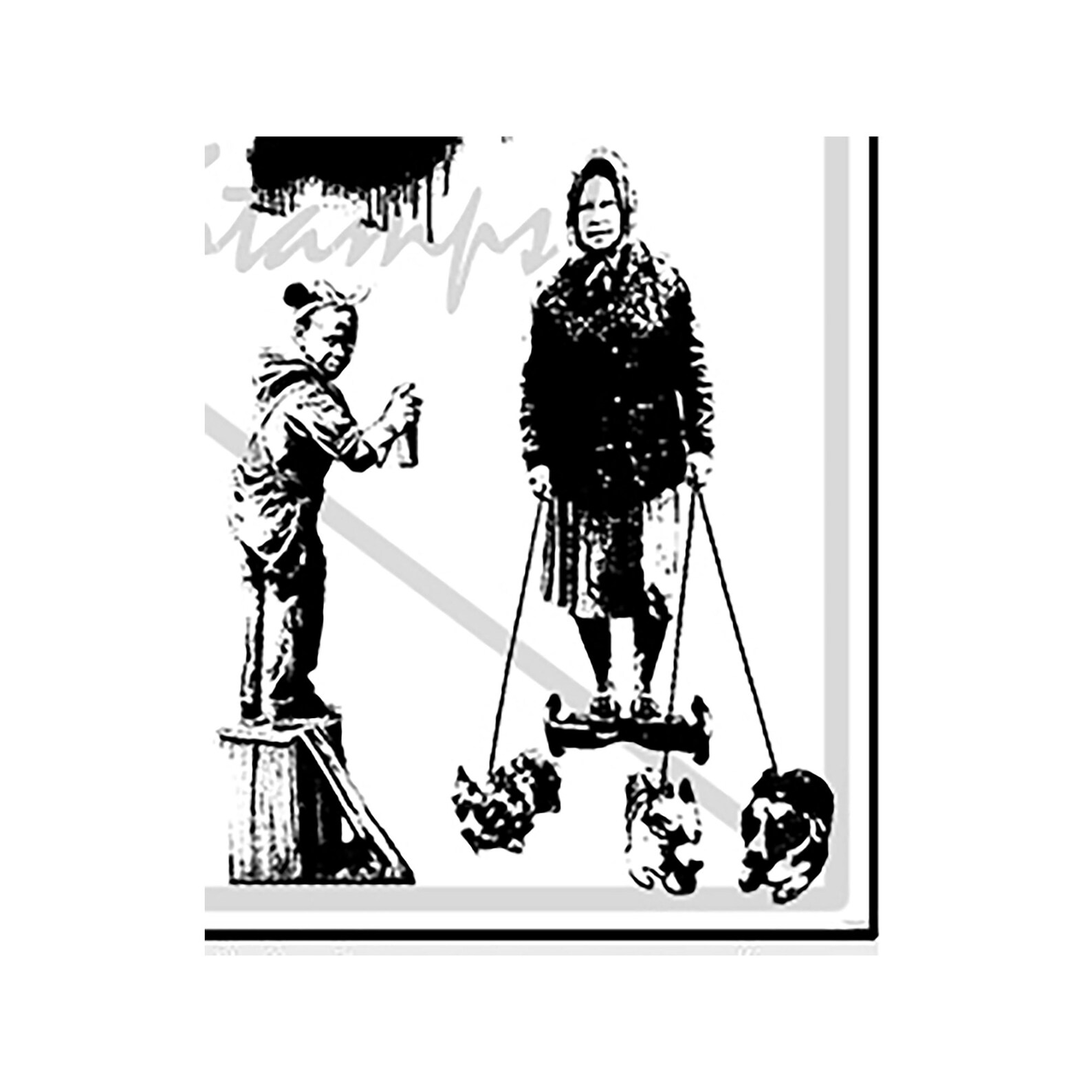 Banksy Collection Unmounted Rubber Stamp Plate Banksy Stamps Etsy