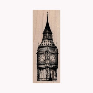 Big Ben RUBBER STAMP, London Stamp, Europe Stamp, Travel Stamp, Attraction Stamp, Palace of Westminster Stamp, Westminster Stamp, Clock, UK