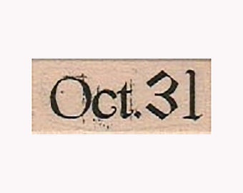 Sello de goma del 31 de octubre, Sello de Halloween, Sello del 31 de octubre, Sello del Día de Halloween, Manualidades de Halloween, Octubre, Víspera de Todos los Santos, Halloween
