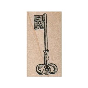 Ausgefallener Schlüssel Vintage STEMPEL, Schlüsselstempel, Ausgefallener Schlüsselstempel, Schlossstempel, Türschlossstempel, Skelettschlüsselstempel