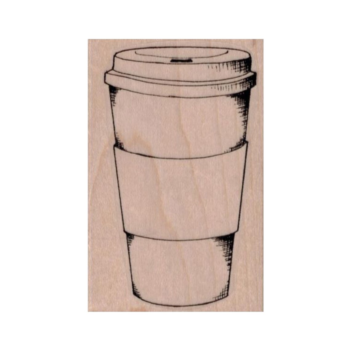 Coffee Cup RUBBER STAMP Starbucks Stamp Starbucks Lover Etsy