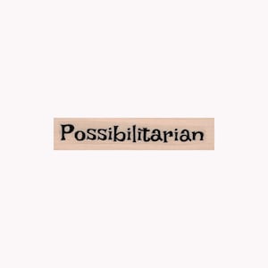 Possibilités de Cat Kerr TAMPON EN CAOUTCHOUC, Tampon optimisme, Tampon possibilités, Tampon positif, Tampon affirmation, Tampon mot, Inspiration