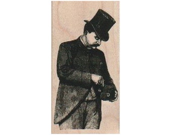 Viktorianischer Kameramann STEMPEL, Viktorianischer Mann Stempel, Zylinder Hut Mann Stempel, Kameramann Stempel, Kamera Liebhaber Stempel, Alter Kamera Stempel, Mann