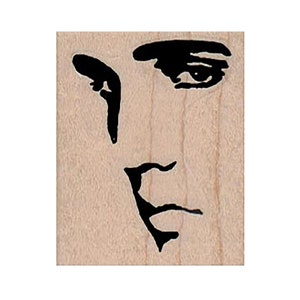 Musiklegende STEMPEL, Elvis Stempel, Elvis Presley Stempel, Schwüle Augen Stempel, Elvis Profil Stempel, Rock and Roll Stempel, Der König Stempel