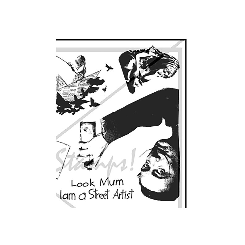 Banksy Collection Unmounted Rubber Stamp Plate Banksy Stamps Etsy