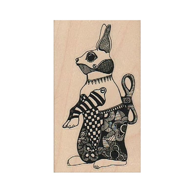 Wind-Up Bunny RUBBER STAMP Easter Bunny Stamp Mechanical Bunny Stamp Bunny Stamp Rabbit Stamp Pet Steampunk Bunny Stamp Easter Stamp