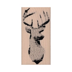 Weihnachtsspruch Rentier Kopf STEMPEL, Stempel Weihnachten, Winter Stempel, Stempel Urlaub, Stempel Weihnachten, Stempel Weihnachten, Rentier Stempel
