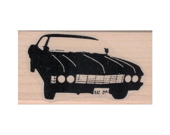 Impala RUBBER STAMP, Muscle Car Stamp, Metallicar Stamp, Supernatural Stamp, Classic Car Stamp, Impala Stamp, Chevy Stamp, Car Stamp