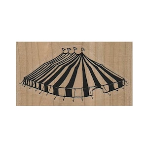 Tampon en caoutchouc pour tente de cirque, tampon de cirque, tampon de chapiteau, tampon de clowns, tampon de carnaval, tampon de sous le chapiteau, tampon de grande tente, tampon de tente