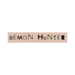 Dämonenjäger STEMPEL,Stempel mit Supernatural,Jäger Stempel,Magie Stempel,Fantasy Stempel,Jäger Stempel,Dämon Stempel,Titel Stempel,Wort Stempel