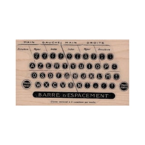 Typewriter Keys by Cat Kerr STEMPEL, Schreibmaschine Stempel, Mixed Media Stempel, Journalismus Stempel, Literatur Stempel, Buchstaben und Zahlen Stempel