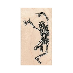 Skelett Tanzen STEMPEL, Halloween Stempel, Tag der Toten Stempel, Knochen Stempel, Schädel Stempel, Anatomie Stempel, Skelett Stempel, Skeleton