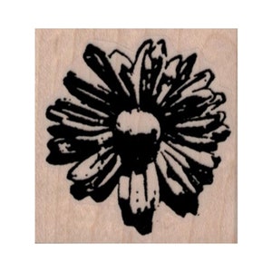 Flower Head/Petals RUBBER STAMP, Flower Stamp, Flower Petal Stamp, Birthday Stamp, Card Making Stamps, Plant Stamp, Flower Blooming Stamp