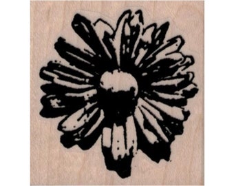 Flower Head/Petals RUBBER STAMP, Flower Stamp, Flower Petal Stamp, Birthday Stamp, Card Making Stamps, Plant Stamp, Flower Blooming Stamp