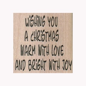 Ik wens je/Kerst RUBBERSTEMPEL, Merry Christmas-stempel, kerststempel, kerststempel, kerststempel, kerststempel, kerststempel, feestdagen