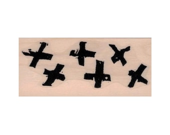 Gesneden XS RUBBERSTEMPEL, vormstempel, X-stempel, kruisstempel, gemengde mediastempel, gemengde themastempel, schrijfstempel, steampunkstempel