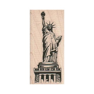 Estátua da Liberdade CARIMBO DE BORRACHA, Selo de Nova York, Selo da Ilha da Liberdade, Selo da Ilha Ellis, Selo da Estátua da Liberdade, Selo de Nova York, Senhora Liberdade