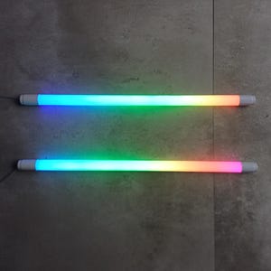 Digital Pixel Glow Tubes, Rainbow colors