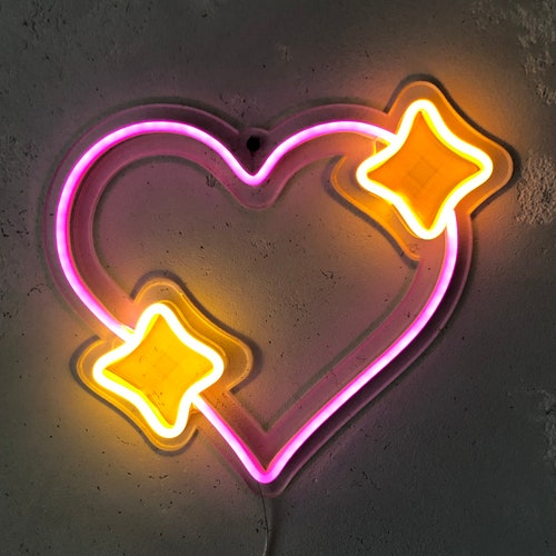New Make My Heart Melt Red Light Lamp Artwork Handmade Acrylic Neon Sign 12" 
