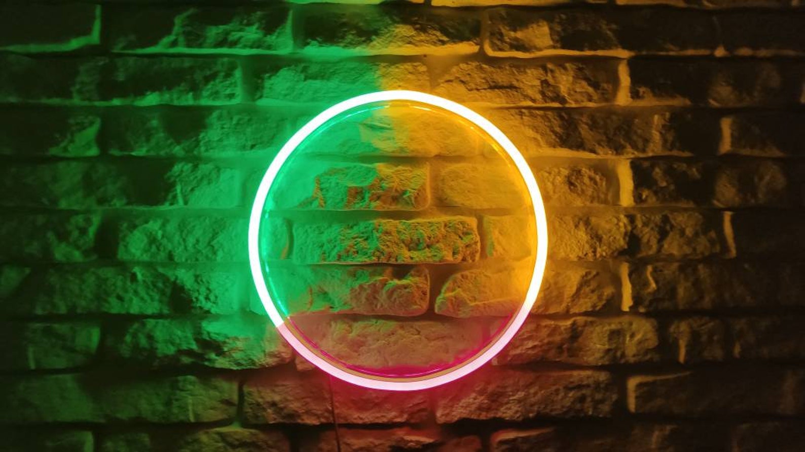Jamaica ZEN Neon Sign Led Neon Ring Circle Cyberpunk Led Etsy