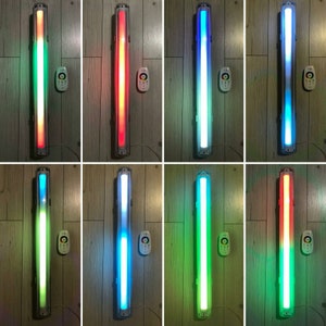 Digitale led-balk, rgb-lichtbuis, magische led-lamp, rgb led-lampfotografie, RGBW led, gamerskamerlicht, gloeibuis, aura omgevingslicht afbeelding 7