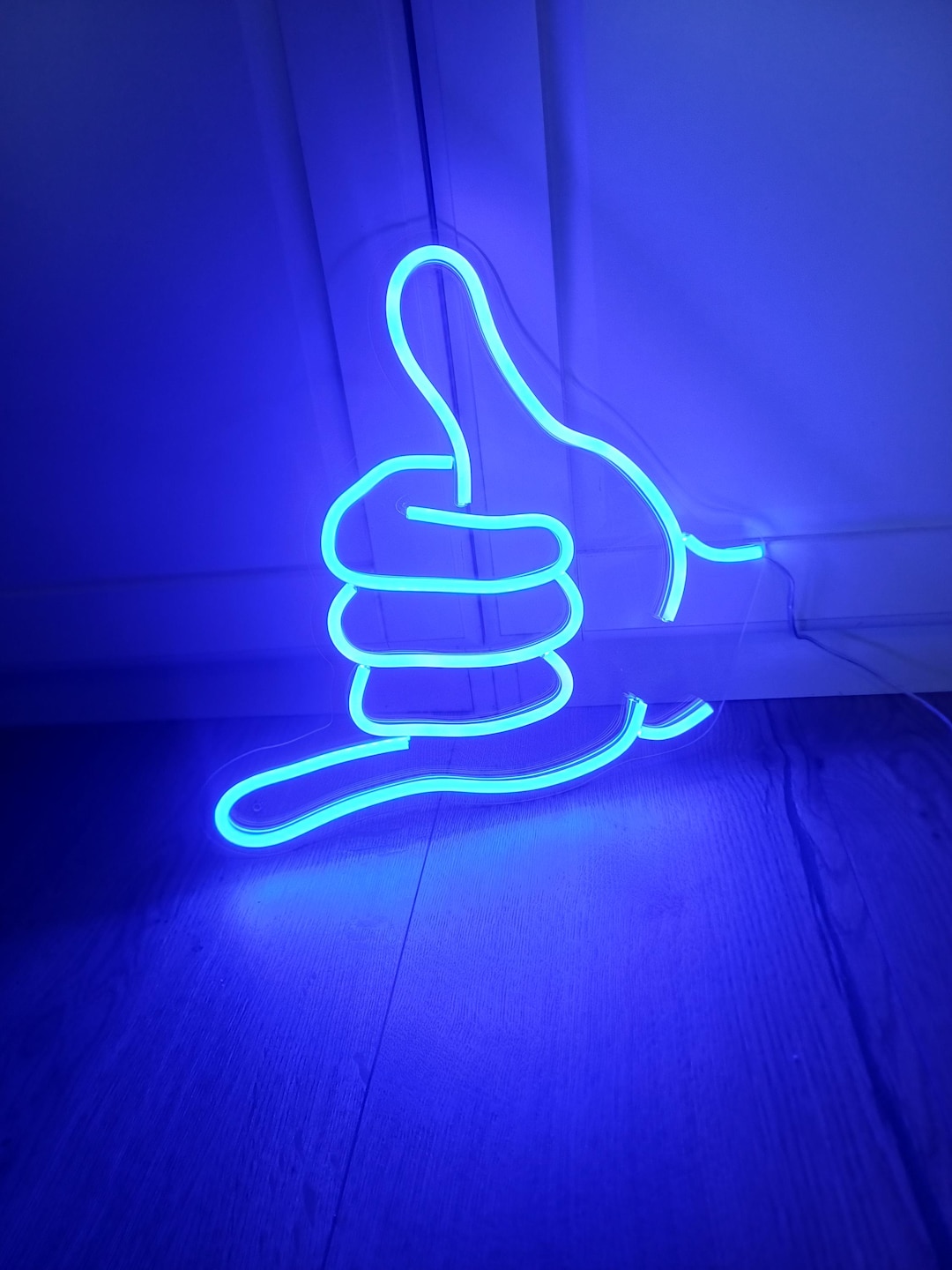 Shaka Hang Loose LED Neon Sign, 40–60 Cm, Wall Light - Etsy