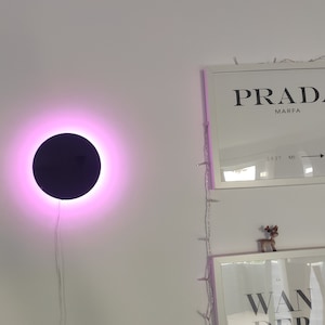 Lampada da parete a LED Eclipse: luce aura geometrica multicolore