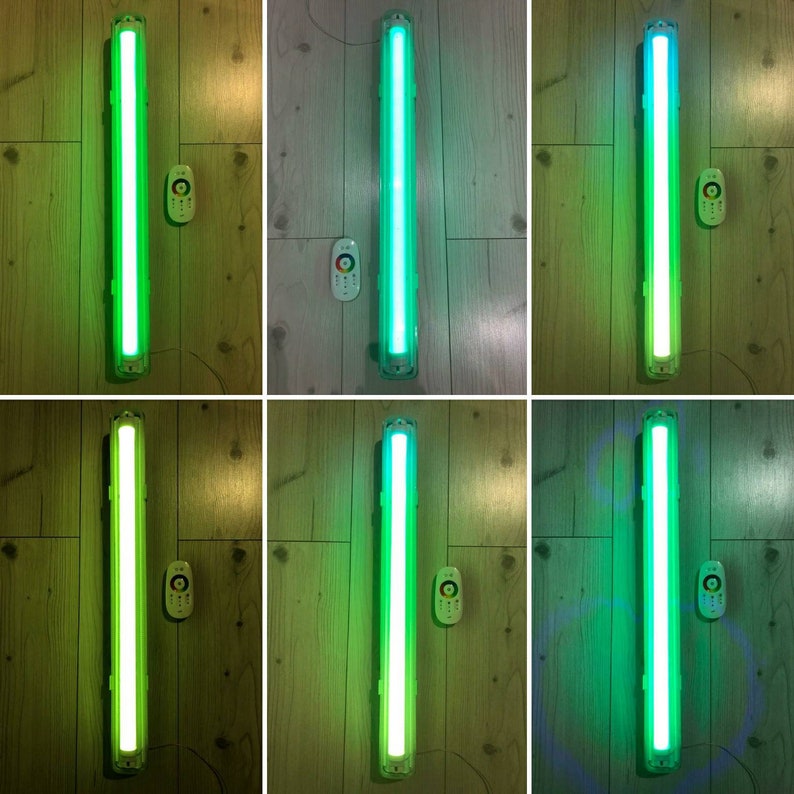 Digitale led-balk, rgb-lichtbuis, magische led-lamp, rgb led-lampfotografie, RGBW led, gamerskamerlicht, gloeibuis, aura omgevingslicht afbeelding 8