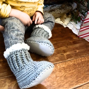 Crochet Ugg Style Booty Pattern-Instant Download PDF image 5