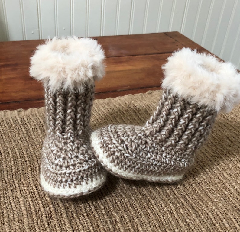 Crochet Ugg Style Booty Pattern-Instant Download PDF image 3