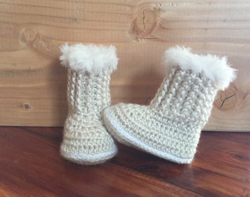 Crochet Ugg Style Booty Pattern-Instant Download PDF image 7
