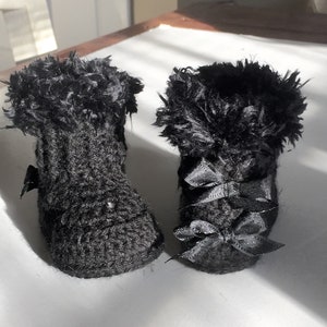 Crochet Ugg Style Booty Pattern-Instant Download PDF image 8