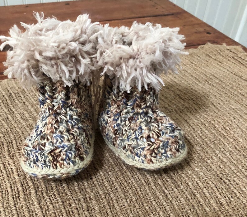 Crochet Ugg Style Booty Pattern-Instant Download PDF image 4