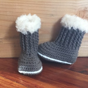 Crochet Ugg Style Booty Pattern-Instant Download PDF image 6