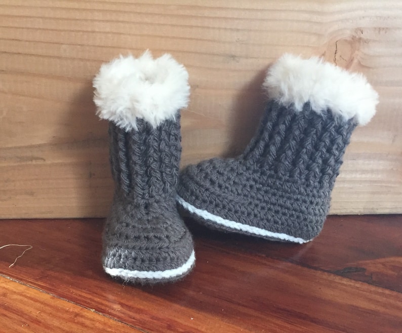 Crochet Ugg Style Booty Pattern-Instant Download PDF image 6