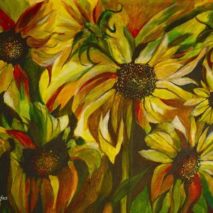 Caribbean flowers - limited edition print