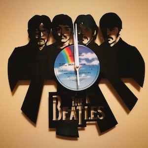 Pack 7 diseños relojes The Beatles para corte laser