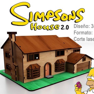 La casa dei Simpson (CDR - Taglio laser)