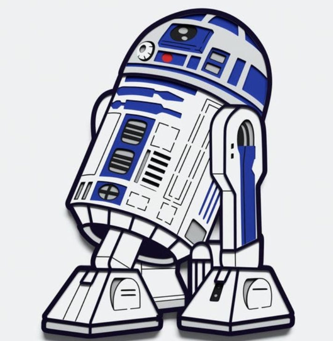 NAIJEL GRAPH ポスター 直筆サイン入り E.T. R2D2 Star Wars R2D2 Metal Head Vintage Graphic png | Inspire Uplift